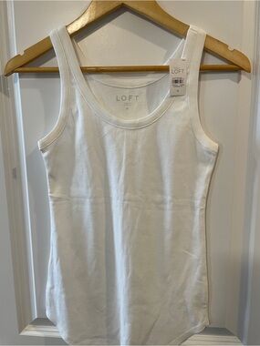 LOFT White Tank Top